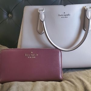 Kate Spade satchel and wallet
